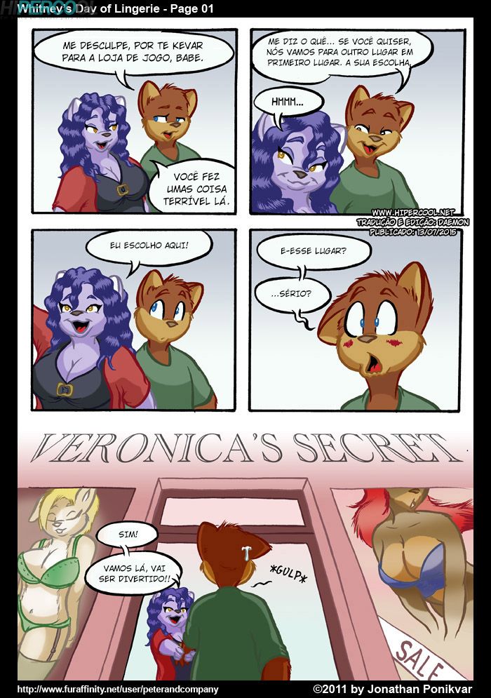 Whitney's Day of Lingerie [Portuguese-BR]